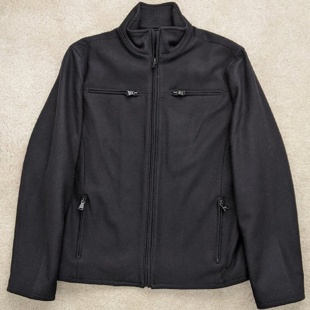 Express black wool jacket NWT